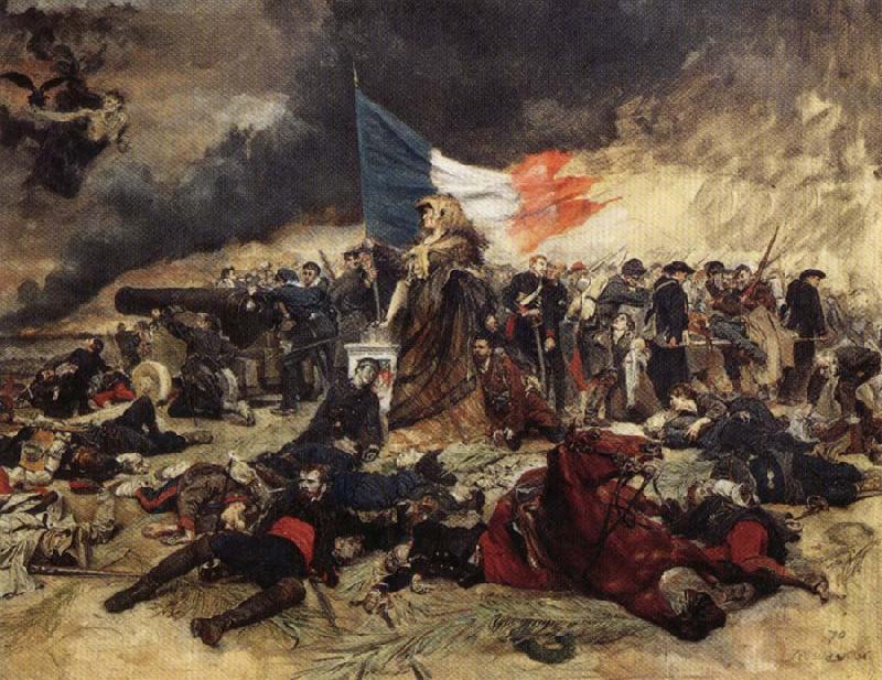 Ernest Meissonier The Siege of Paris Germany oil painting art